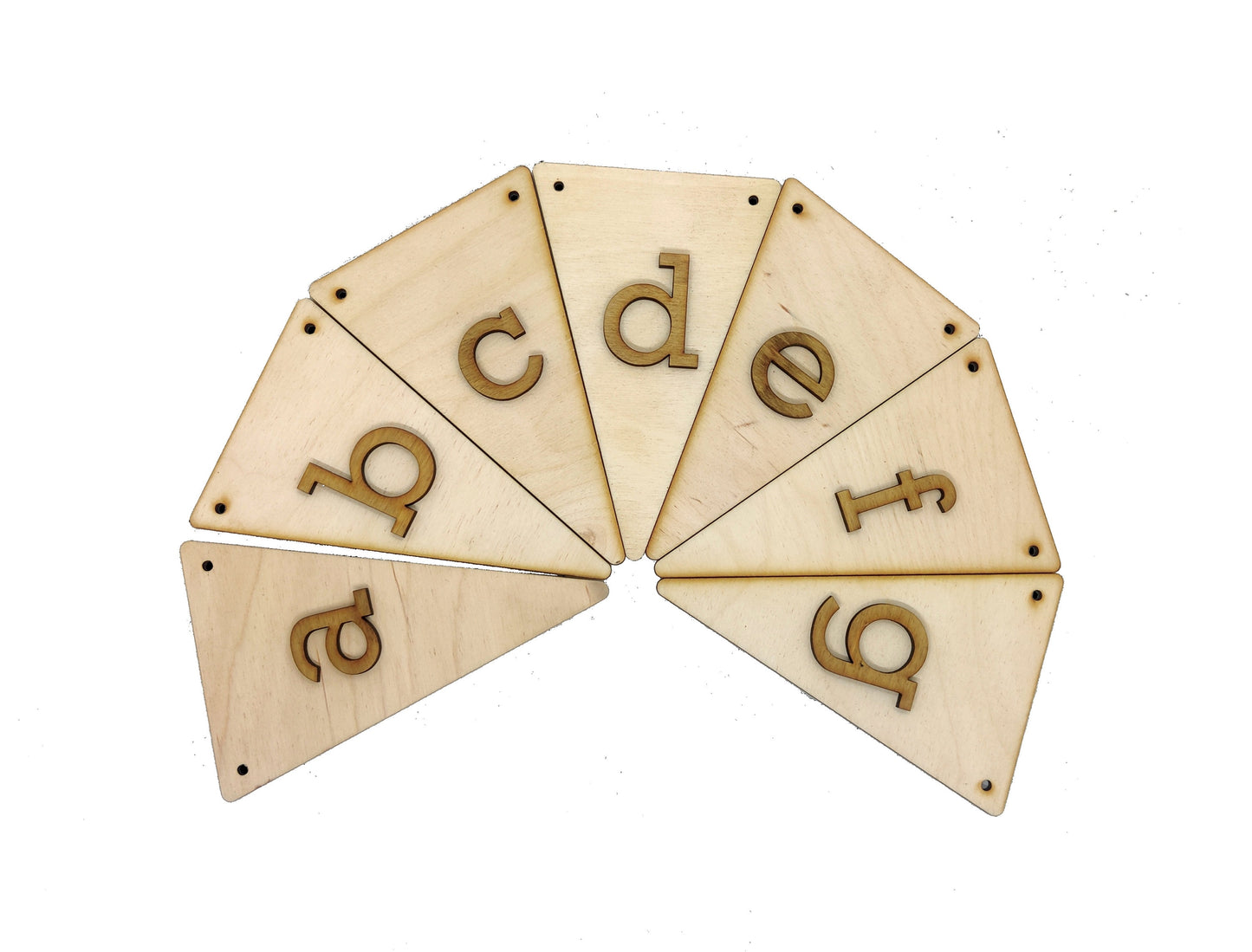 Wooden Bunting letters