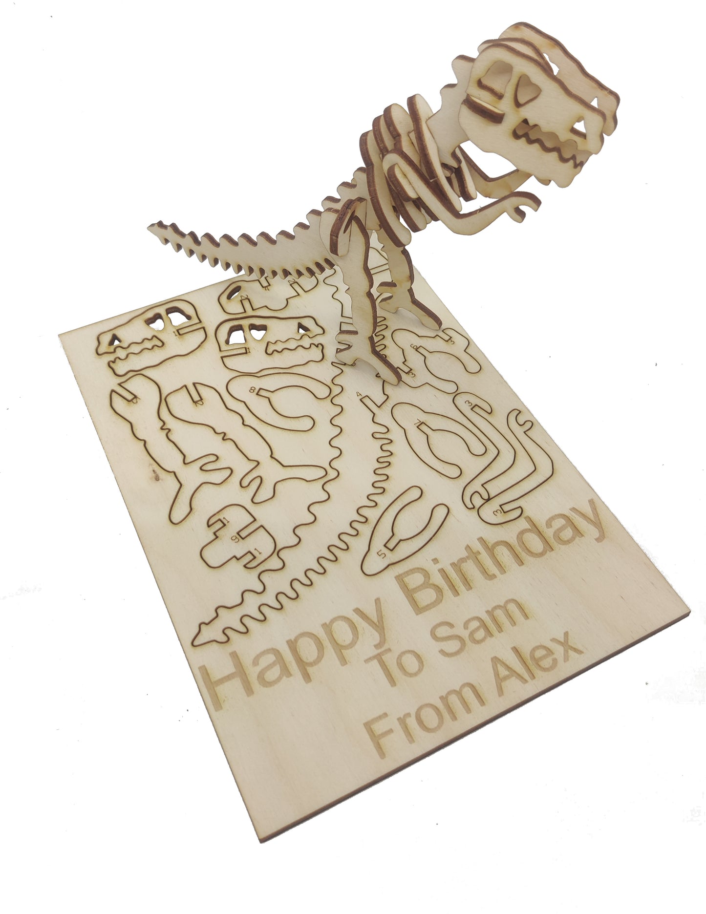 T-Rex Birthday Card