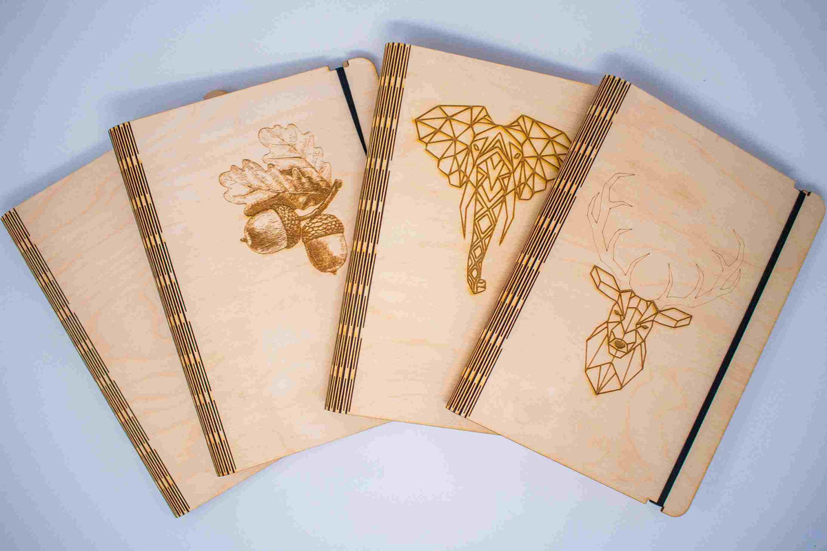 Den Note Book Wooden note book – Dels laser workshop